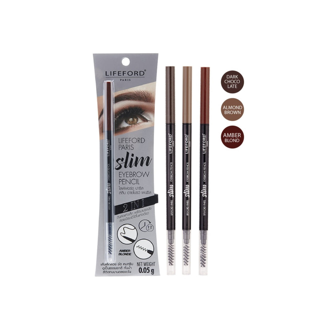 Lifeford Slim Eyebrow Pencil : ไลฟฟอร์ด สลิม อายโบรว์ เพนซิล ดินสอเขียนคิ้ว