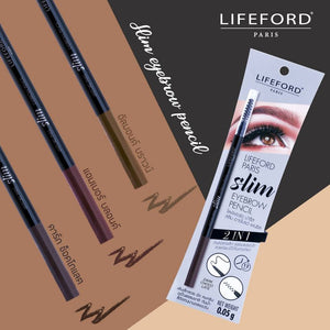 Lifeford Slim Eyebrow Pencil : ไลฟฟอร์ด สลิม อายโบรว์ เพนซิล ดินสอเขียนคิ้ว