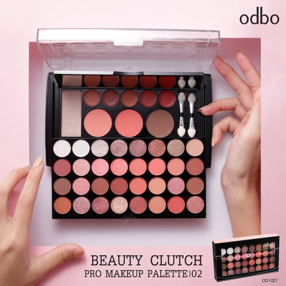 Odbo Beauty Clutch Pro Makeup Palette #OD1027 : โอดีบีโอ บิวตี้ คลัทช์ โปร เมคอัพ พาเลท