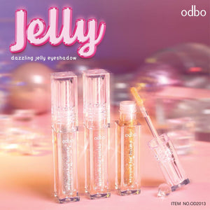 Odbo Dazzling Jelly Eyeshadow #OD2013 : โอดีบีโอ แดสลิ่ง เจลลี่ ชิมเมอร์ กลิตเตอร์ อายแชโดว์ x 1 ชิ้น