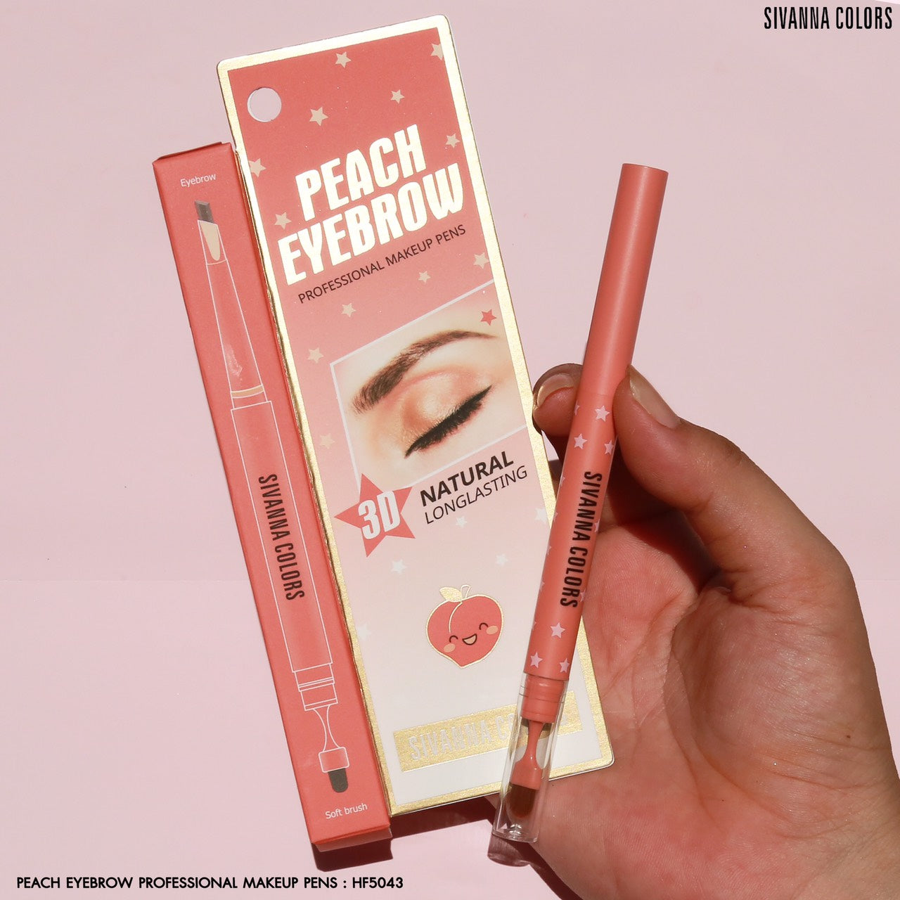 Sivanna Peach Eyebrow Pencil #HF5043 : ซิวานน่า ดินสอ เขียนคิ้ว