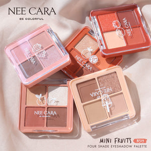 Nee Cara Mini Fruits Eyeshadow Palette #N319 : neecara นีคาร่า มินิ อายแชโดว์ พาเลท