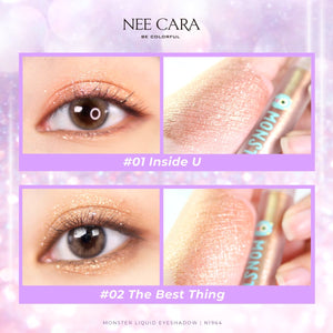 Nee Cara Monster Liquid Eye Shadow #N1964 : neecara นีคาร่า มอนสเตอร์ ลิควิด อายแชโดว์