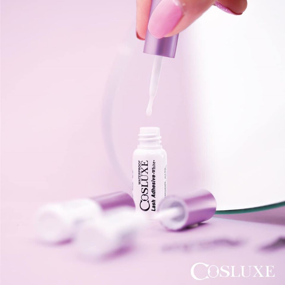 Cosluxe Lash Adhesive White Waterproof : คอสลุค กาว กาวติดขนตาปลอม