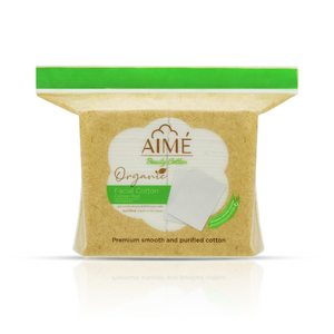 Aime Facial Cotton Pad Organic : เอเม่  สำลี เช็ดหน้า ออร์แกนิค 100%