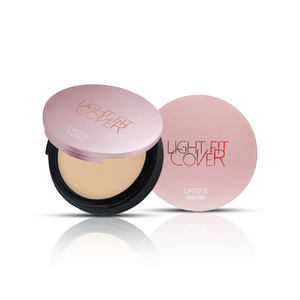 Ustar Light fit cover compact foundation SPF 25 PA++ #23097 : ยูสตาร์ ไลท์ ฟิท คัฟเวอร์