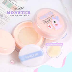 Nee Cara Monster Loose Powder #N1970 : neecara นีคาร่า แป้งฝุ่นมอนส์เตอร์ แป้งฝุ่น