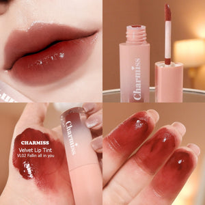 Charmiss Velvet Lip Tint & Glitter Lipgloss : ลิปทินท์ เวลเวท ลิป ทินท์ & ลิปกลอส กลิตเตอร์