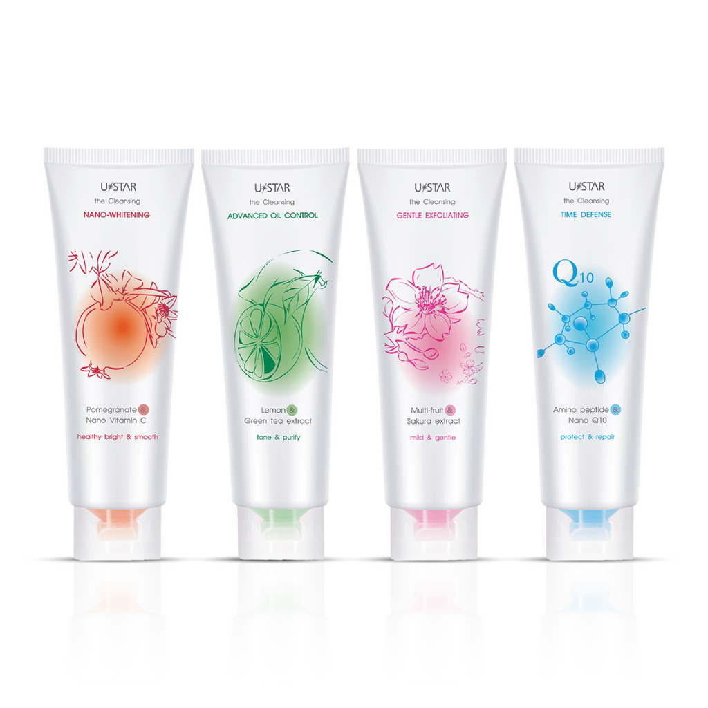 Ustar The Cleansing Foam #030xx : ยูสตาร์ เดอะ คลีนซิ่ง โฟมล้างหน้า 4 สูตรผิวสวย