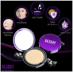 Deesay Bright Skin Color Control Foundation SPF 30 PA+++ : ดีเซ้ย์ แป้งพัฟ 11.5 กรัม