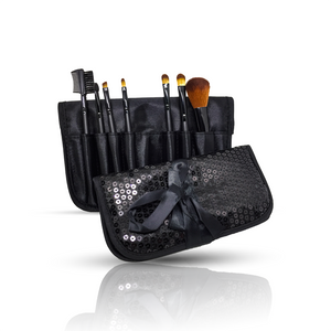 Dayse Brush Set #BS002 : เดย์ซี่ ชุดแปรงแต่งหน้า เซทแปรง ขนนุ่ม 7 ชิ้น พร้อมกระเป๋า