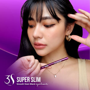 Deesay 3S Super Slim Smooth Stain Black Eyeliner : ดีเซ้ย์ อายไลเนอร์