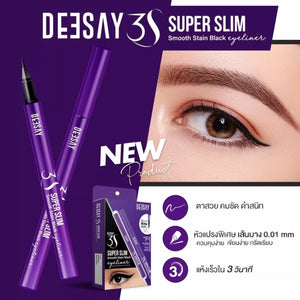 Deesay 3S Super Slim Smooth Stain Black Eyeliner : ดีเซ้ย์ อายไลเนอร์