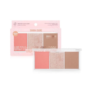 Sivanna Ultimate Glow Sugar Face Palatte #HF189 : ซิวานน่า อัลติเมท โกลว์ บลัชออน ไฮไลท์ คอนทัวร์