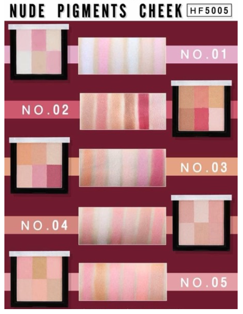 Sivanna Nude Pigments Cheek Blush #HF5005 : ซิวานน่า นู้ด พิกเมินท์ส ชีค บลัชออน ปัดแก้ม