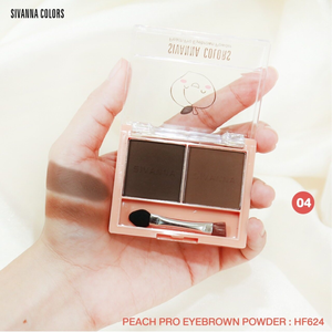 Sivanna Peach Pro Eyebrown Powder #HF624 : ซิวานน่า พีช โปร ที่เขียนคิ้ว