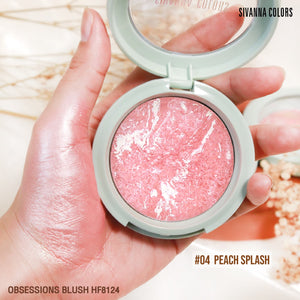 Sivanna Obsessions Blush Bake #HF8124 : อับเซสชั่นส์ บลัช บรัชออน แต่งแก้ม