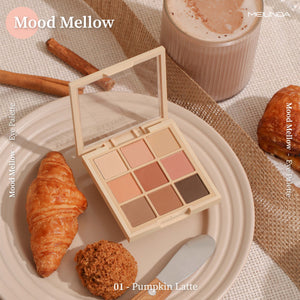 Mei Linda Mood Mellow Eye Palette Eyeshadow #MC3110 : meilinda เมลินดา มู้ด เมลโลว์ อาย พาเลทท์ อายแชโดว์