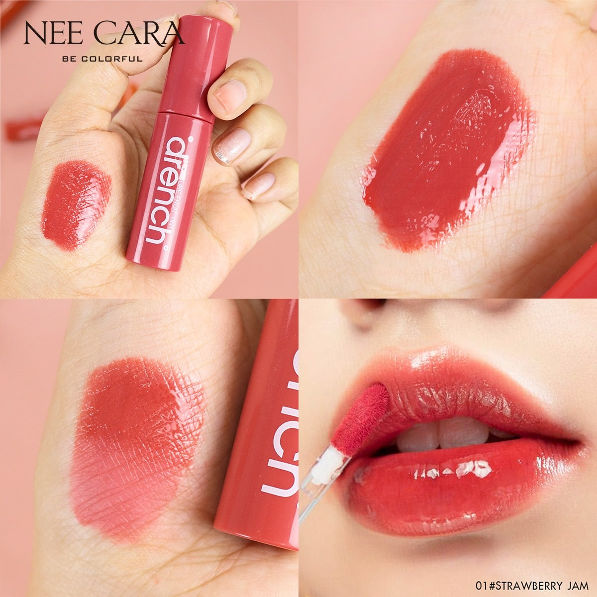 Nee Cara Moisture Fruit Tint Drench #N132 : neecara นีคาร่า มอยส์เจอร์ ฟรุต ทินท์