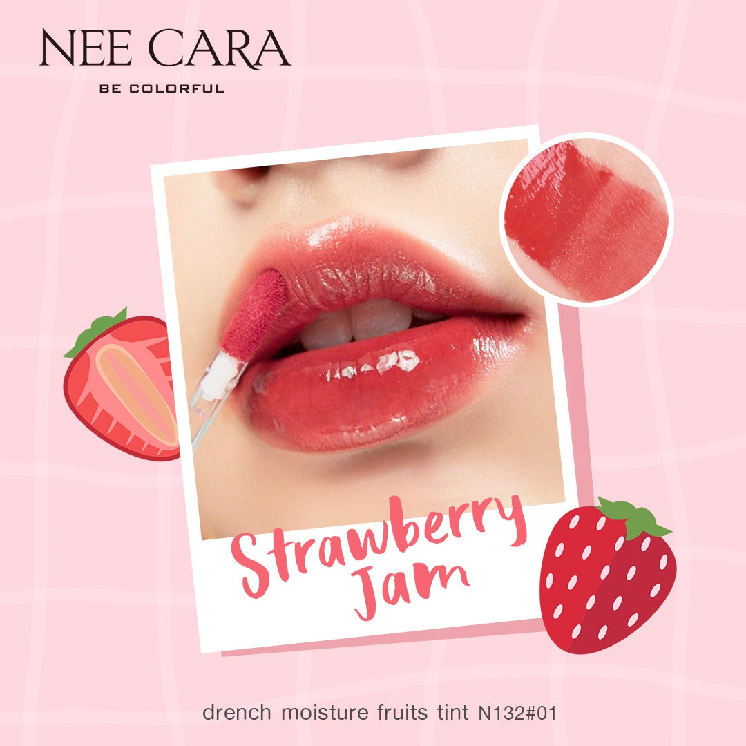 Nee Cara Moisture Fruit Tint Drench #N132 : neecara นีคาร่า มอยส์เจอร์ ฟรุต ทินท์