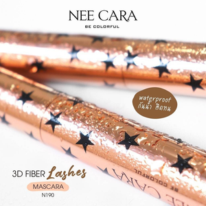 Nee Cara 3D Fiber Lashes Mascara #N190 : neecara นีคาร่า มาสคาร่า ที่ปัดขนตา ดาว