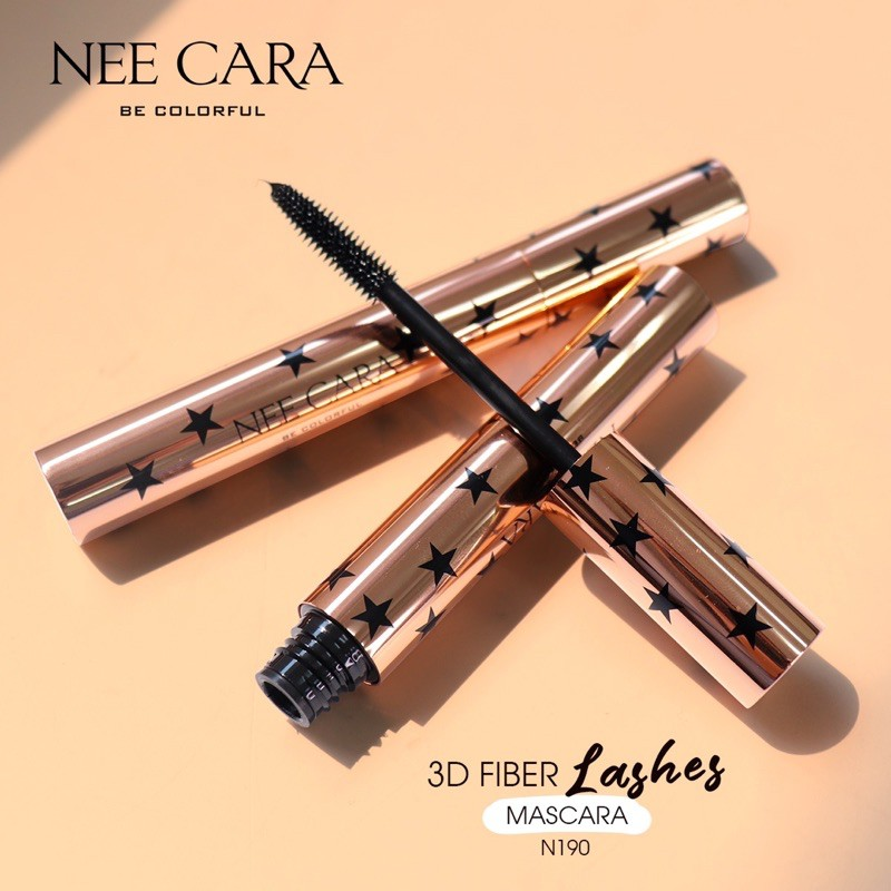 Nee Cara 3D Fiber Lashes Mascara #N190 : neecara นีคาร่า มาสคาร่า ที่ปัดขนตา ดาว