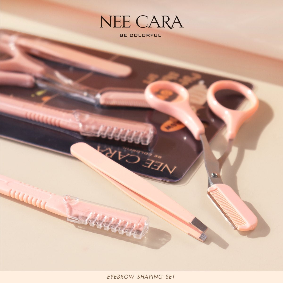 Nee Cara Eyebrow Shaping Set #N209 : neecara นีคาร่า เซตจัดแต่งทรงคิ้ว