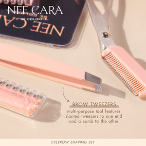 Nee Cara Eyebrow Shaping Set #N209 : neecara นีคาร่า เซตจัดแต่งทรงคิ้ว