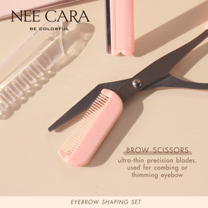 Nee Cara Eyebrow Shaping Set #N209 : neecara นีคาร่า เซตจัดแต่งทรงคิ้ว