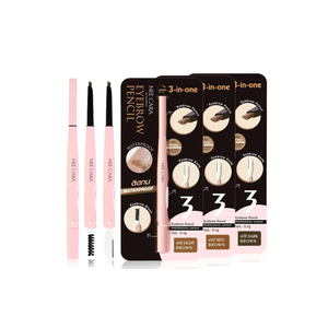 Nee Cara 3-In-One Eyebrow Pencil #N273 : neecara นีคาร่า ทรี-อิน-วัน อายโบร์ว เพนซิล ดินสอเขียนคิ้ว x 1 ชิ้น