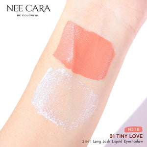 Nee Cara Long Last 2in1 Eyeshadow Liquid #N318 : neecara นี คาร่า อายแชโดว์