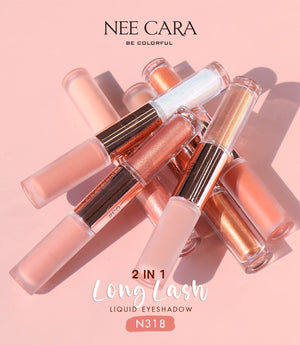 Nee Cara Long Last 2in1 Eyeshadow Liquid #N318 : neecara นี คาร่า อายแชโดว์