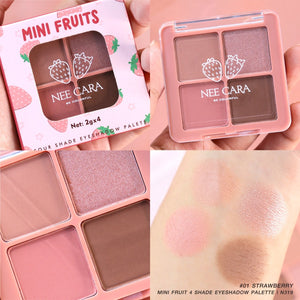 Nee Cara Mini Fruits Eyeshadow Palette #N319 : neecara นีคาร่า มินิ อายแชโดว์ พาเลท