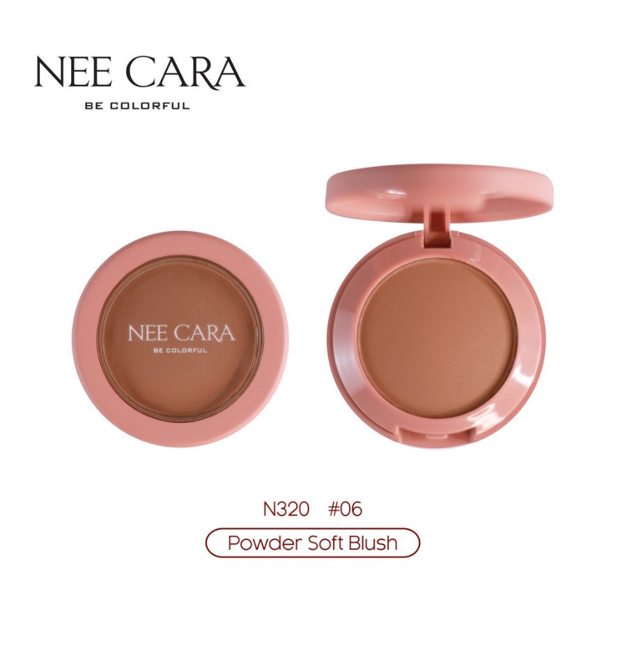 Nee Cara Powder Soft Blush #N320 : neecara นีคาร่า พาวเดอร์ ซอฟท์ บลัช