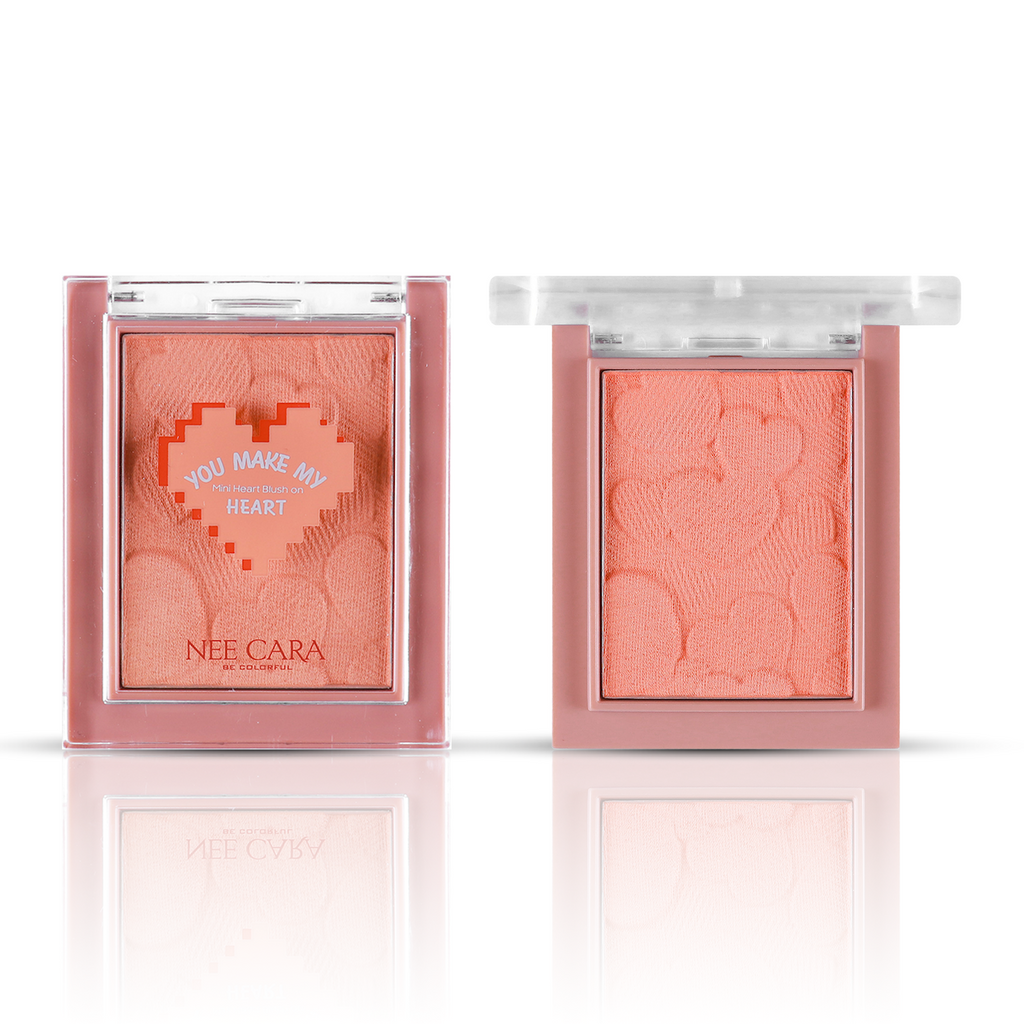 Nee Cara Mini Heart Blush on #N327 : neecara บลัชออน มินิ ฮาร์ท