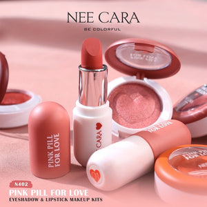 Nee Cara Eyeshadow & Lipstick Make Up Kits #N402 : neecara นีคาร่า อายแชโดว์ ลิป