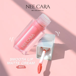 Nee Cara Smooth Lip Matte Cream #N411 : neecara นีคาร่า สมูท ลิป แมท ครีม