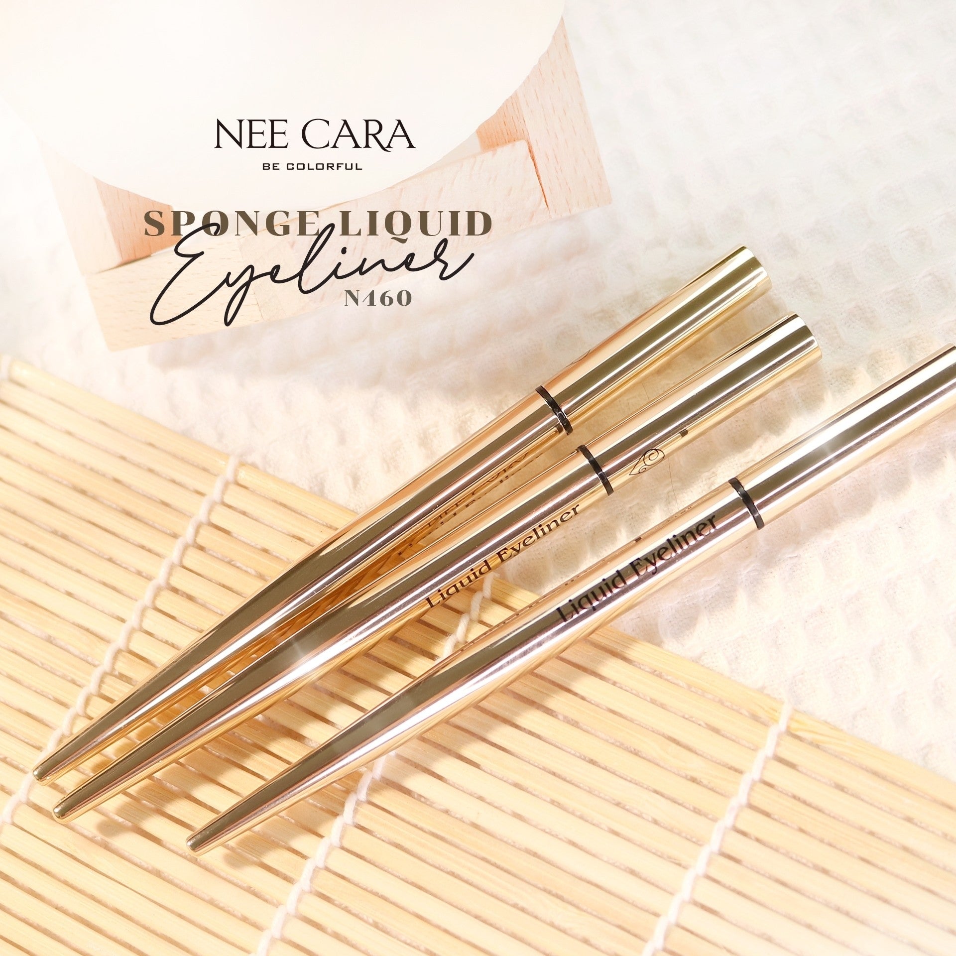 Nee Cara Sponge Liquid Eyeliner #N460 : neecara นีคาร่า สปอนจ์ ลิควิด อายไลเนอร์ x 1 ชิ้น