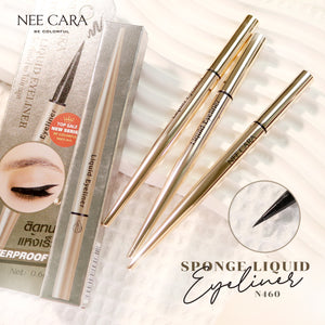 Nee Cara Sponge Liquid Eyeliner #N460 : neecara นีคาร่า สปอนจ์ ลิควิด อายไลเนอร์ x 1 ชิ้น