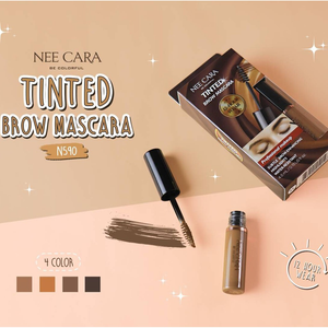 Nee Cara Tinted Brow Mascara #N590 : neecara นีคาร่า ทินท์ บราวน์ มาสคาร่าปัดคิ้ว