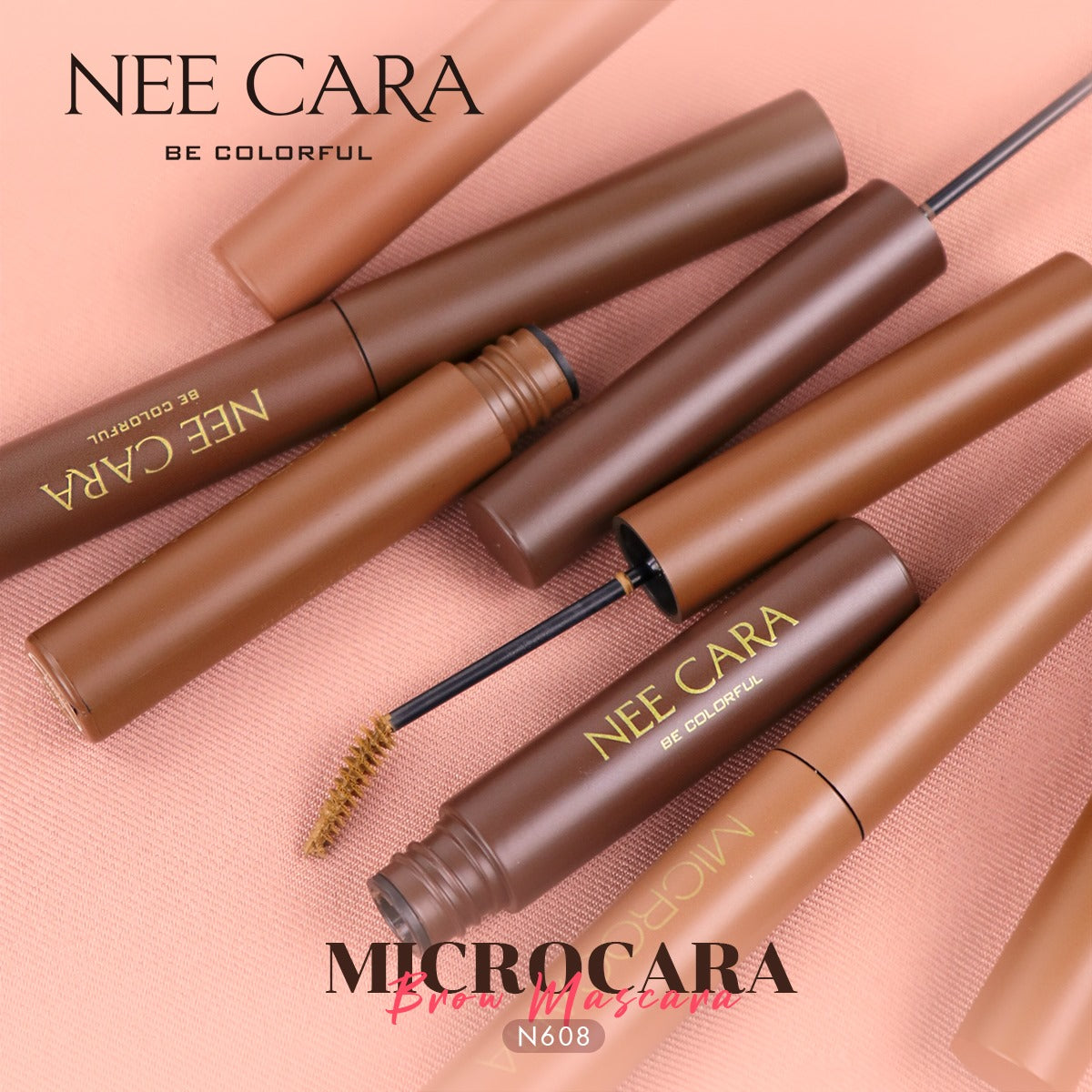 Nee Cara Microcara Brow Mascara #N608 : neecara นีคาร่า มาสคาร่าคิ้ว