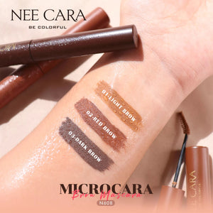 Nee Cara Microcara Brow Mascara #N608 : neecara นีคาร่า มาสคาร่าคิ้ว