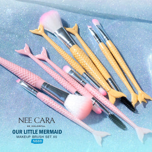 Nee Cara Little Mermaid Set #N688 : neecara ชุดแปรงนางเงือกน้อย