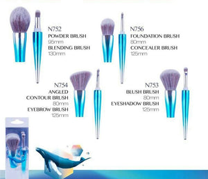 Nee Cara 2-Tone Foundation Brush & Concealer Brush #N756 :neecara นีคาร่า แปรง ปัดแก้ม ขนนุ่ม