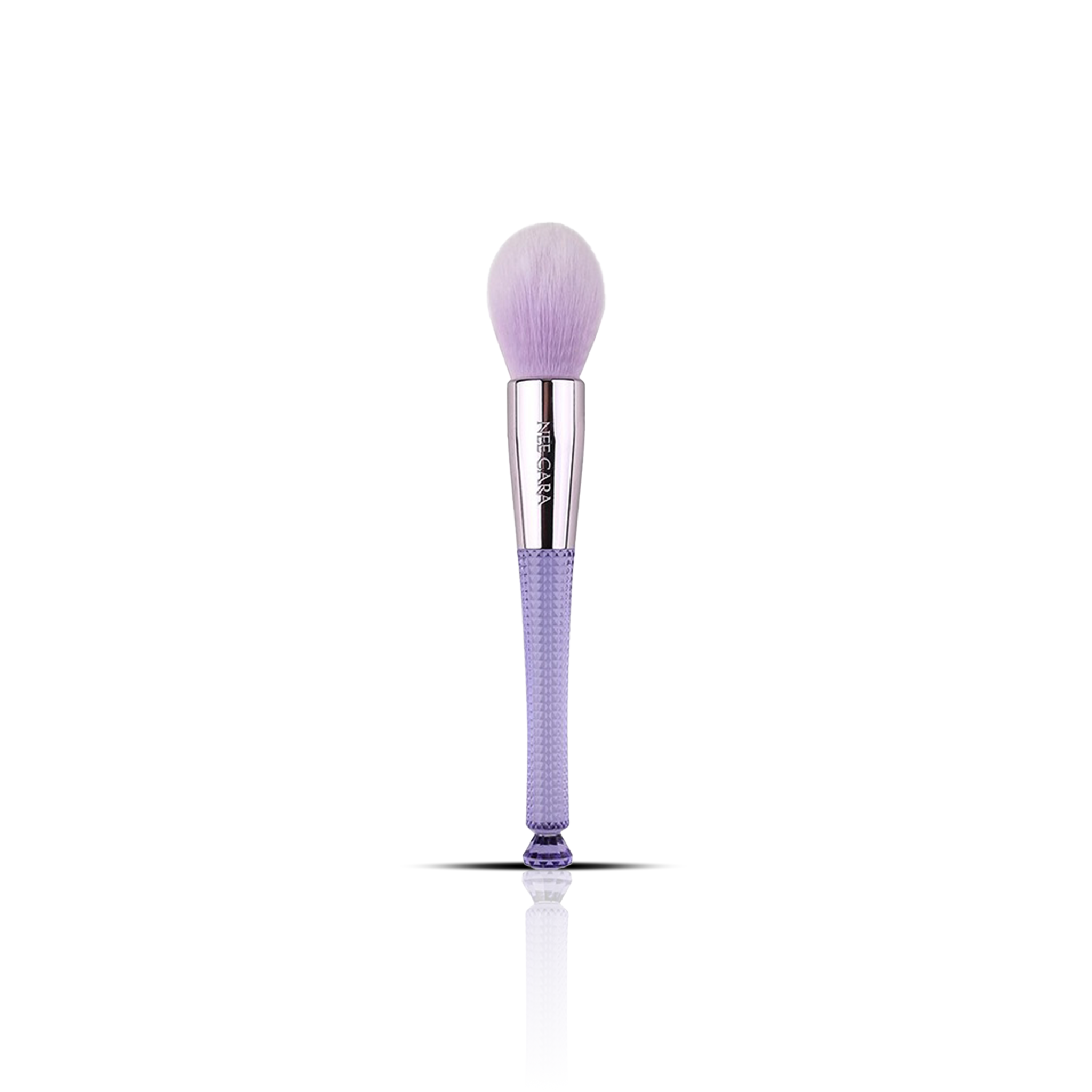 Nee Cara Tapered Powder Brush #N830 : neecara นีคาร่า แปรงแต่งหน้า ด้ามม่วง