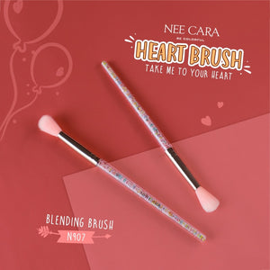 Nee Cara Love Brush : neecara นีคาร่า แปรงแต่งหน้า ด้ามหัวใจ