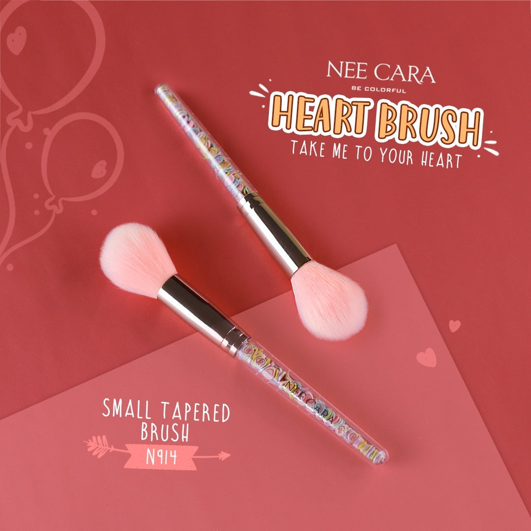 Nee Cara Love Brush : neecara นีคาร่า แปรงแต่งหน้า ด้ามหัวใจ