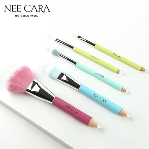 Nee Cara 5 pcs Brush Set #N915: neecara นีคาร่า ชุด เซต แปรงแต่งหน้า