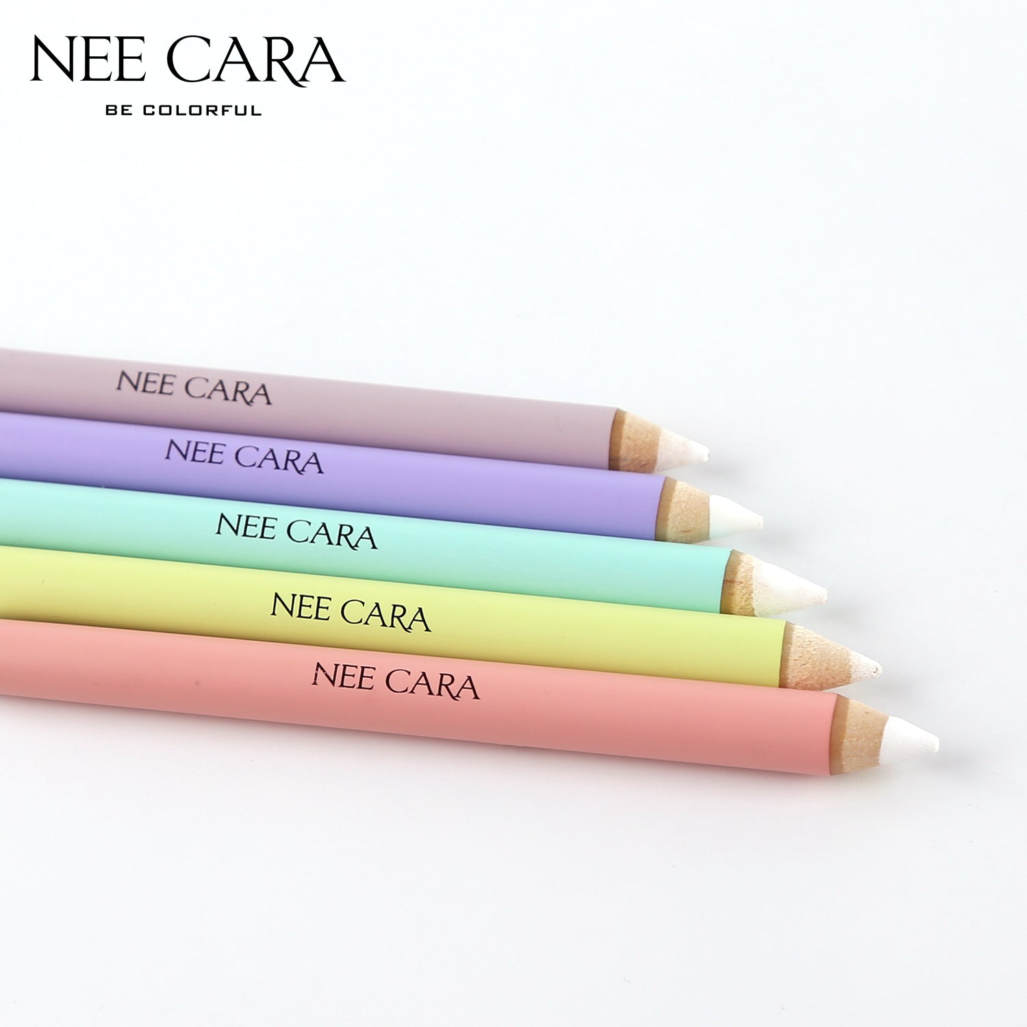 Nee Cara 5 pcs. Brush Set #N916: neecara นีคาร่า ชุด เซต แปรงแต่งหน้า