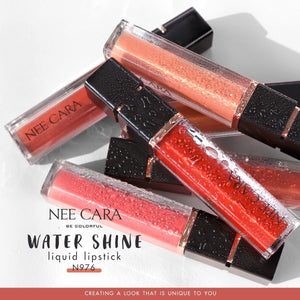 Nee Cara Water Shine Liquid Lipstick #N976 : neecara ลิป จุ่ม